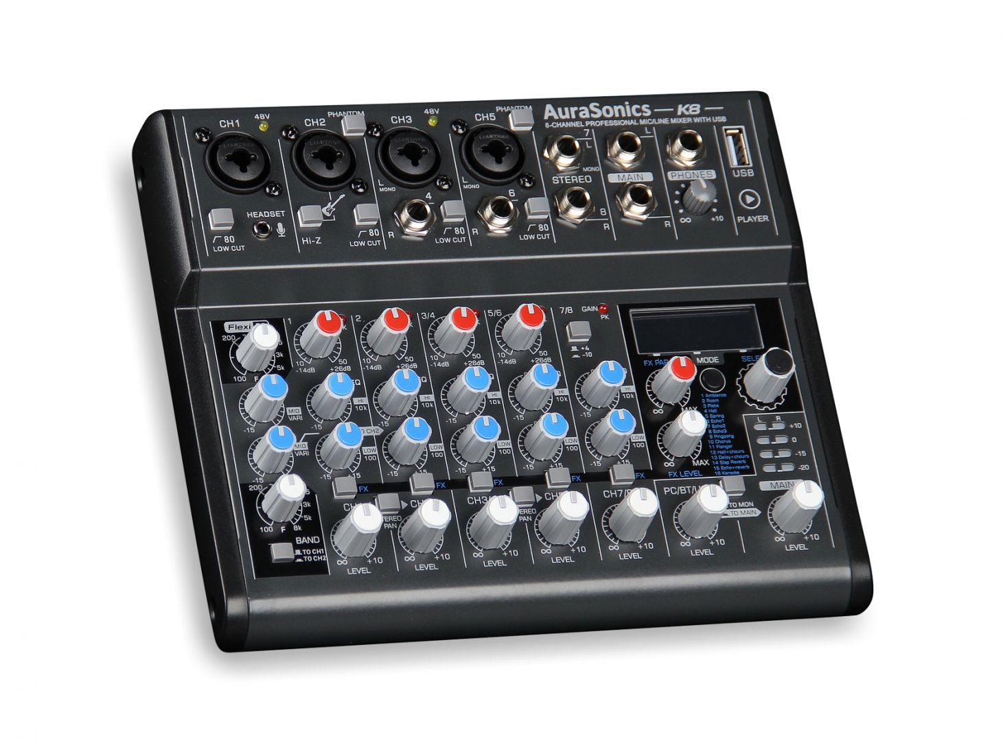 AuraSonics K8 компактный микшерный пульт в Кинешме