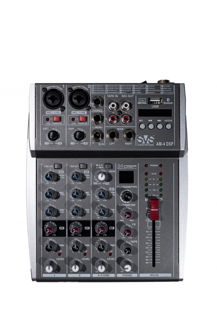 SVS Audiotechnik mixers AM-4 DSP Аналоговый микшерный пульт, 4-канала в Кинешме