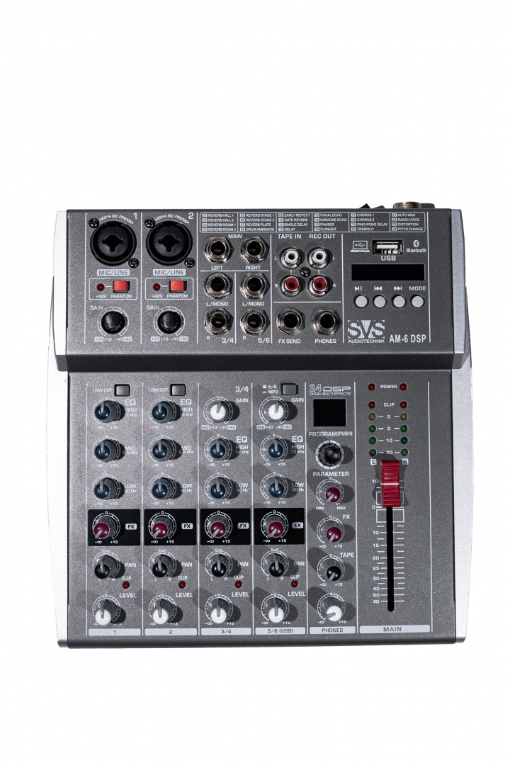 SVS Audiotechnik mixers AM-6 DSP Микшерный пульт аналоговый, 6-канальный SVS Audiotechnik mixers в Кинешме