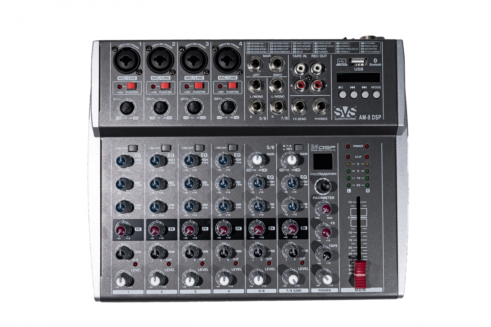 SVS Audiotechnik mixers AM-8 DSP Микшерный пульт аналоговый, 8-канальный в Кинешме